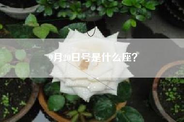 9月20日号是什么座