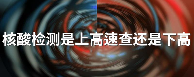核酸检测是上高速查还是下高速查 48小时核酸检测要做10：1还是1：1
