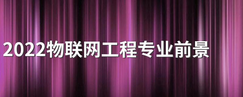 2022物联网工程专业前景怎么样 女生学好就业吗