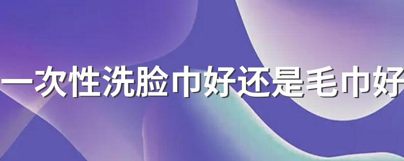 一次性洗脸巾好还是毛巾好 一次性洗脸巾和毛巾的区别