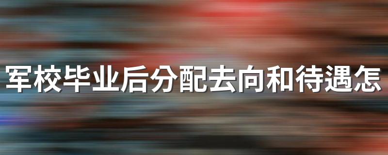 军校毕业后分配去向和待遇怎么样