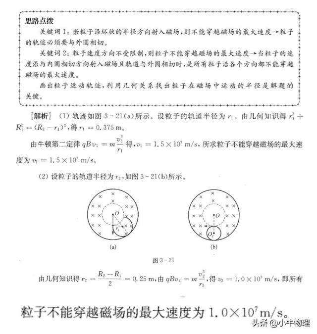在带电粒子有界(圆形磁场)匀强磁场中的运动