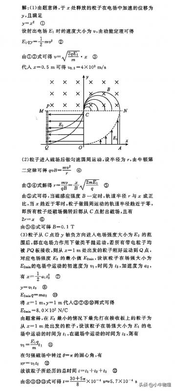 在带电粒子有界(圆形磁场)匀强磁场中的运动