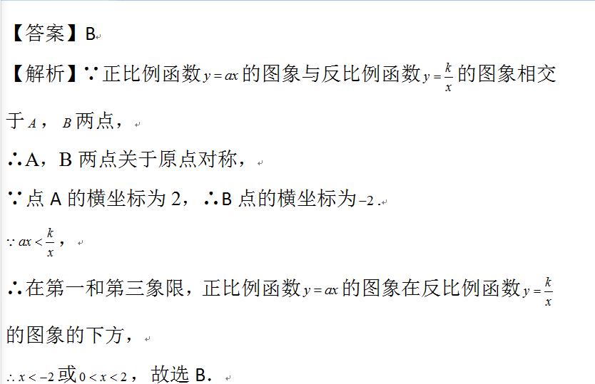 难点解析丨反比例函数的图象和性质