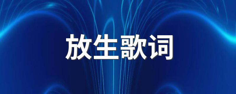 放生歌词 歌曲放生歌词