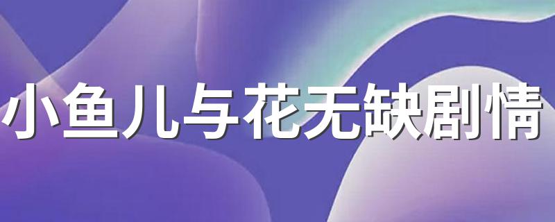 小鱼儿与花无缺剧情 这部剧讲述了什么