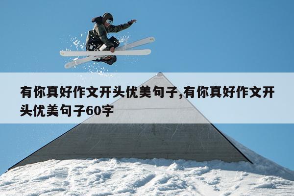 有你真好作文开头优美句子,有你真好作文开头优美句子60字