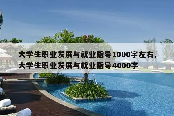大学生职业发展与就业指导1000字左右,大学生职业发展与就业指导4000字