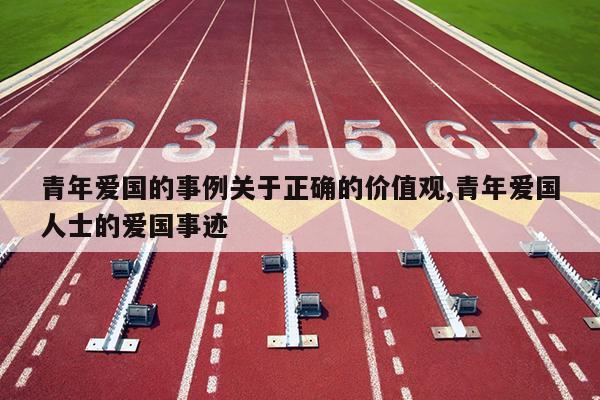 青年爱国的事例关于正确的价值观,青年爱国人士的爱国事迹