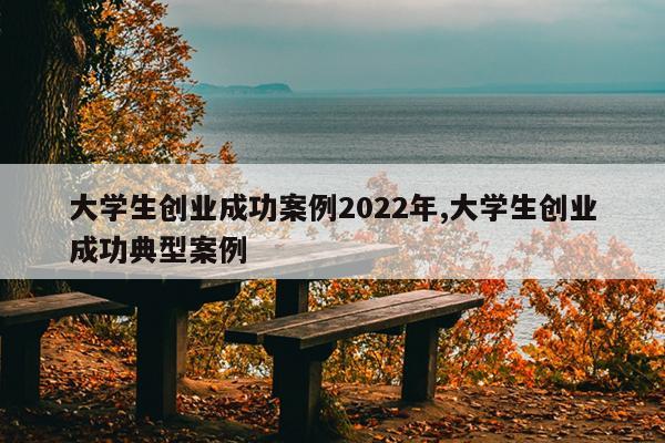 大学生创业成功案例2022年,大学生创业成功典型案例