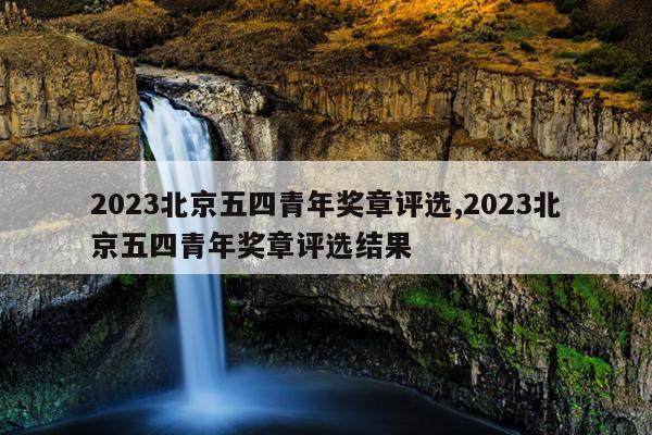 2023北京五四青年奖章评选,2023北京五四青年奖章评选结果