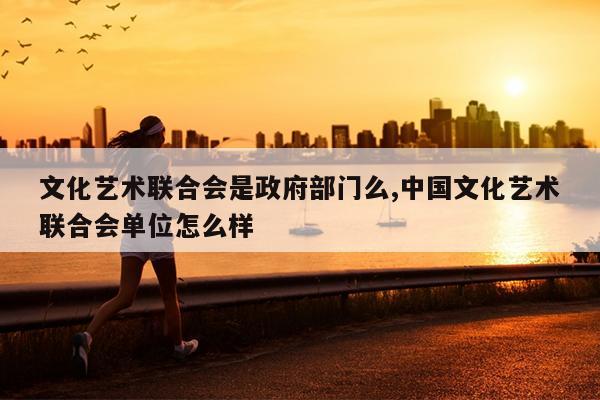 文化艺术联合会是政府部门么,中国文化艺术联合会单位怎么样