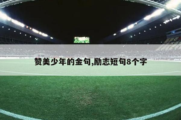 赞美少年的金句,励志短句8个字