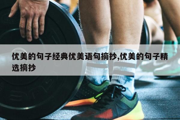 优美的句子经典优美语句摘抄,优美的句子精选摘抄