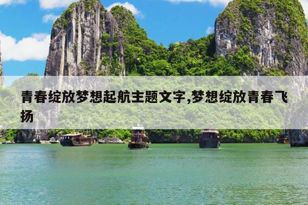 青春绽放梦想起航主题文字,梦想绽放青春飞扬