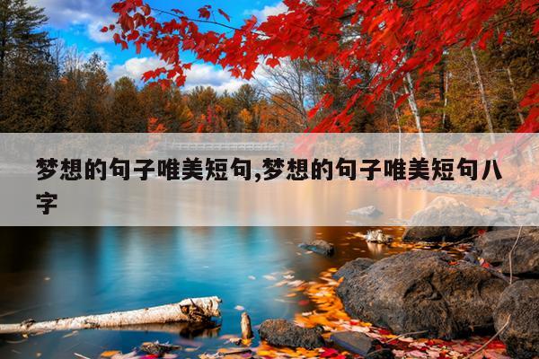 梦想的句子唯美短句,梦想的句子唯美短句八字