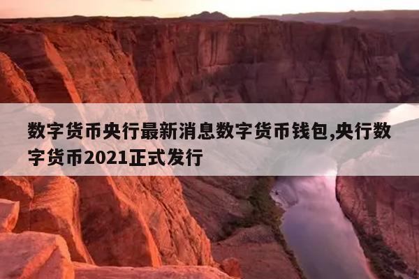 数字货币央行最新消息数字货币钱包,央行数字货币2021正式发行