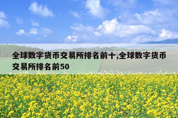 全球数字货币交易所排名前十,全球数字货币交易所排名前50
