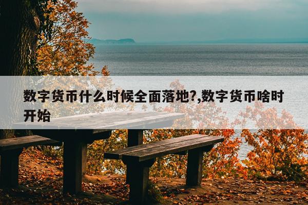 数字货币什么时候全面落地?,数字货币啥时开始