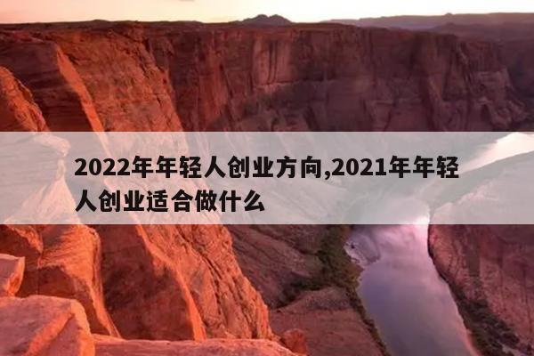 2022年年轻人创业方向,2021年年轻人创业适合做什么