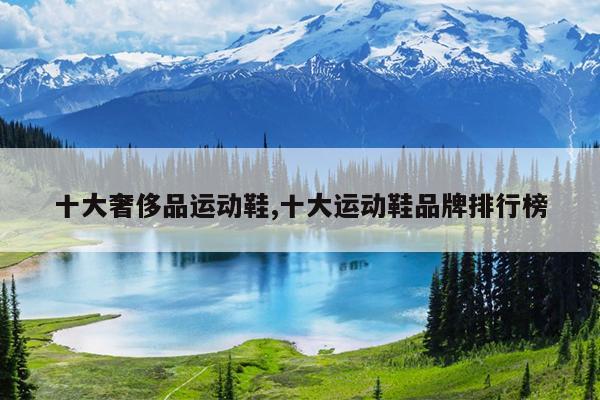 十大奢侈品运动鞋,十大运动鞋品牌排行榜