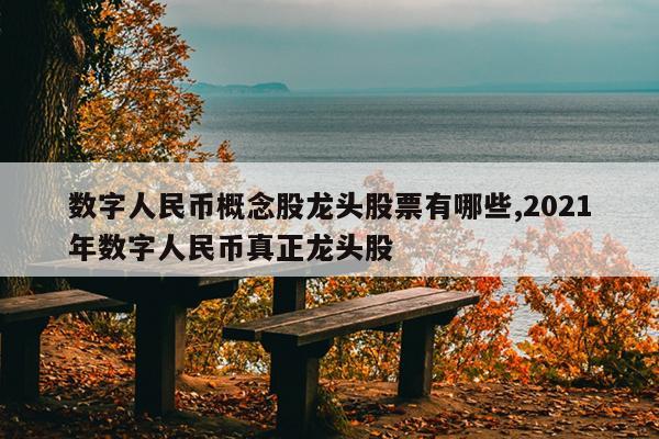 数字人民币概念股龙头股票有哪些,2021年数字人民币真正龙头股