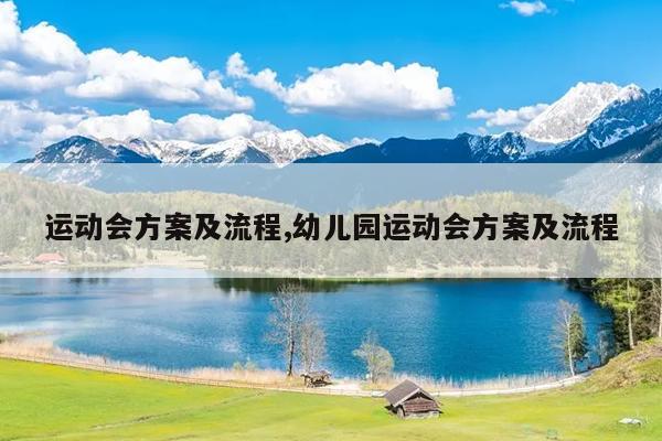 运动会方案及流程,幼儿园运动会方案及流程