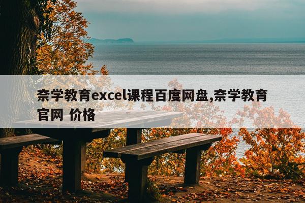 奈学教育excel课程百度网盘,奈学教育官网 价格