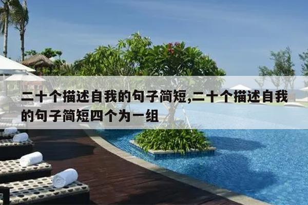 二十个描述自我的句子简短,二十个描述自我的句子简短四个为一组