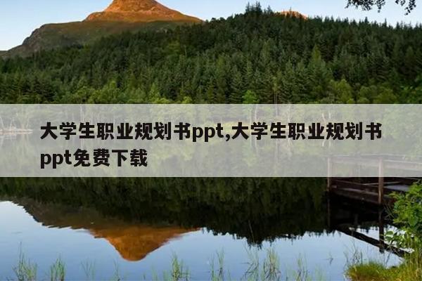大学生职业规划书ppt,大学生职业规划书ppt免费下载