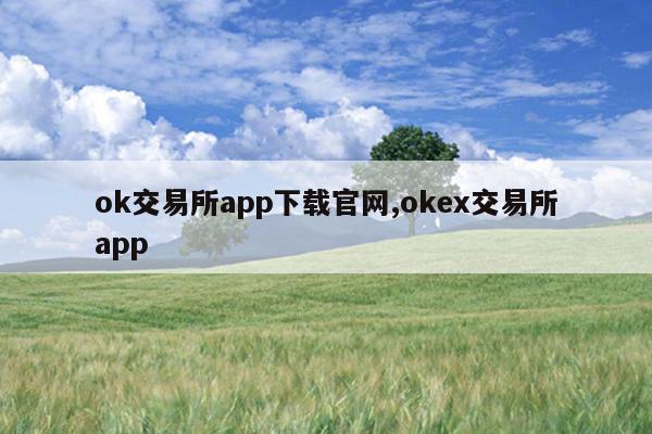 ok交易所app下载官网,okex交易所app