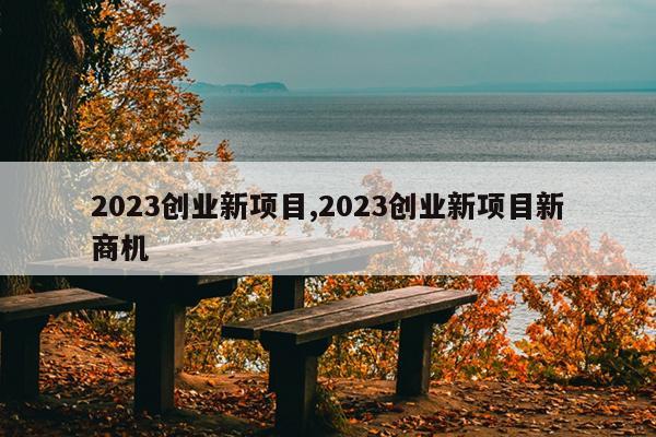 2023创业新项目,2023创业新项目新商机