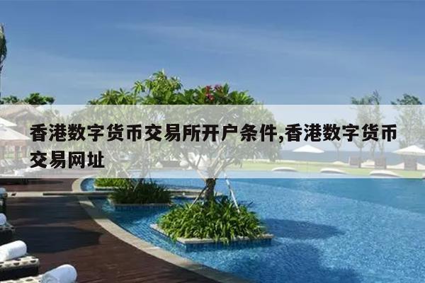 香港数字货币交易所开户条件,香港数字货币交易网址