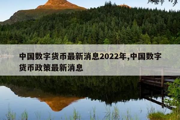 中国数字货币最新消息2022年,中国数字货币政策最新消息