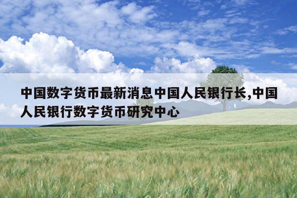 中国数字货币最新消息中国人民银行长,中国人民银行数字货币研究中心