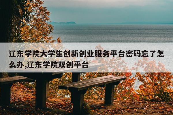 辽东学院大学生创新创业服务平台密码忘了怎么办,辽东学院双创平台