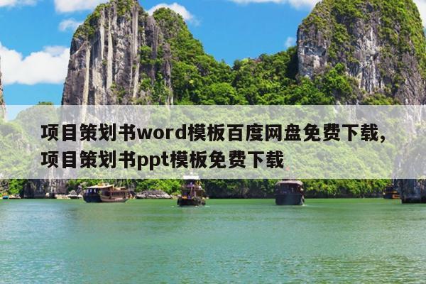 项目策划书word模板百度网盘免费下载,项目策划书ppt模板免费下载