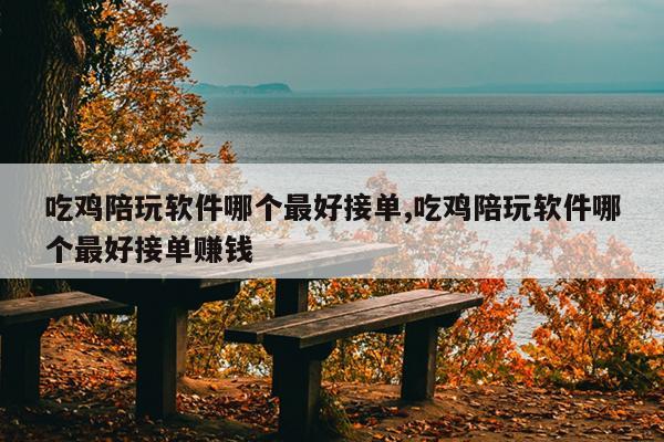 吃鸡陪玩软件哪个最好接单,吃鸡陪玩软件哪个最好接单赚钱